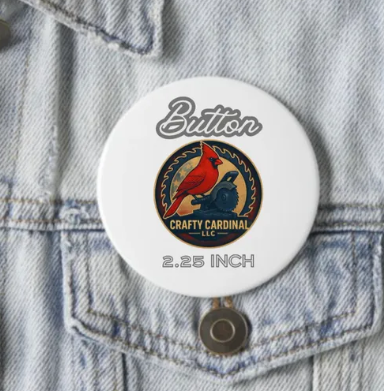 Customizable 2.25 INCH Circle Button